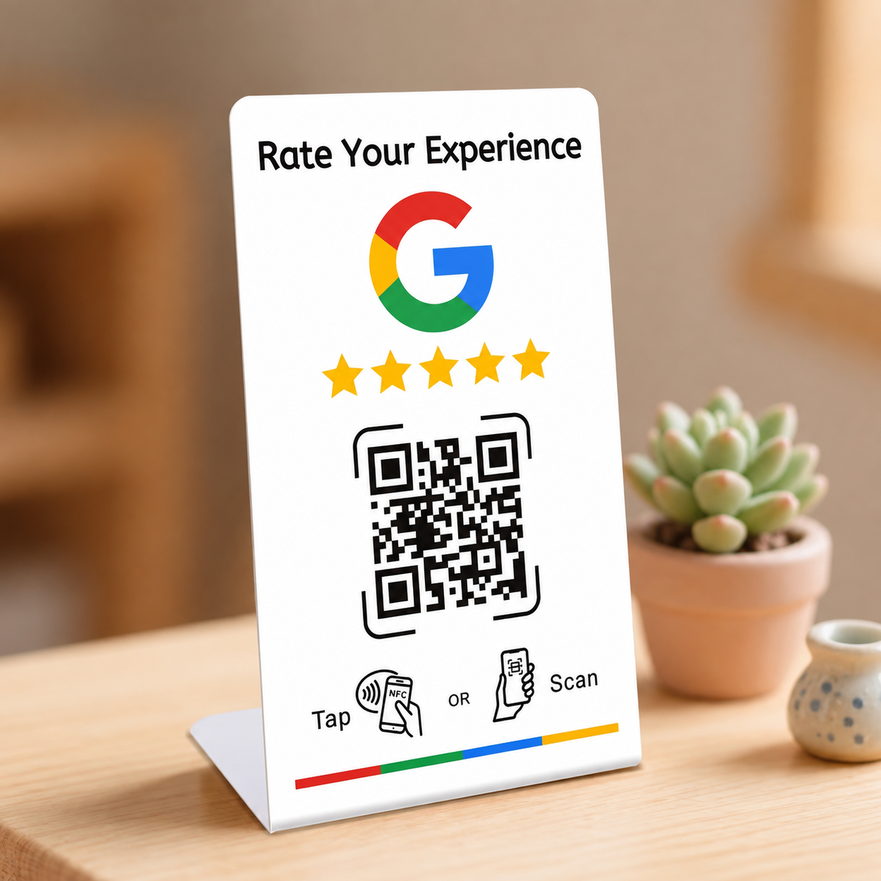 Review Funnel NFC and QR review card