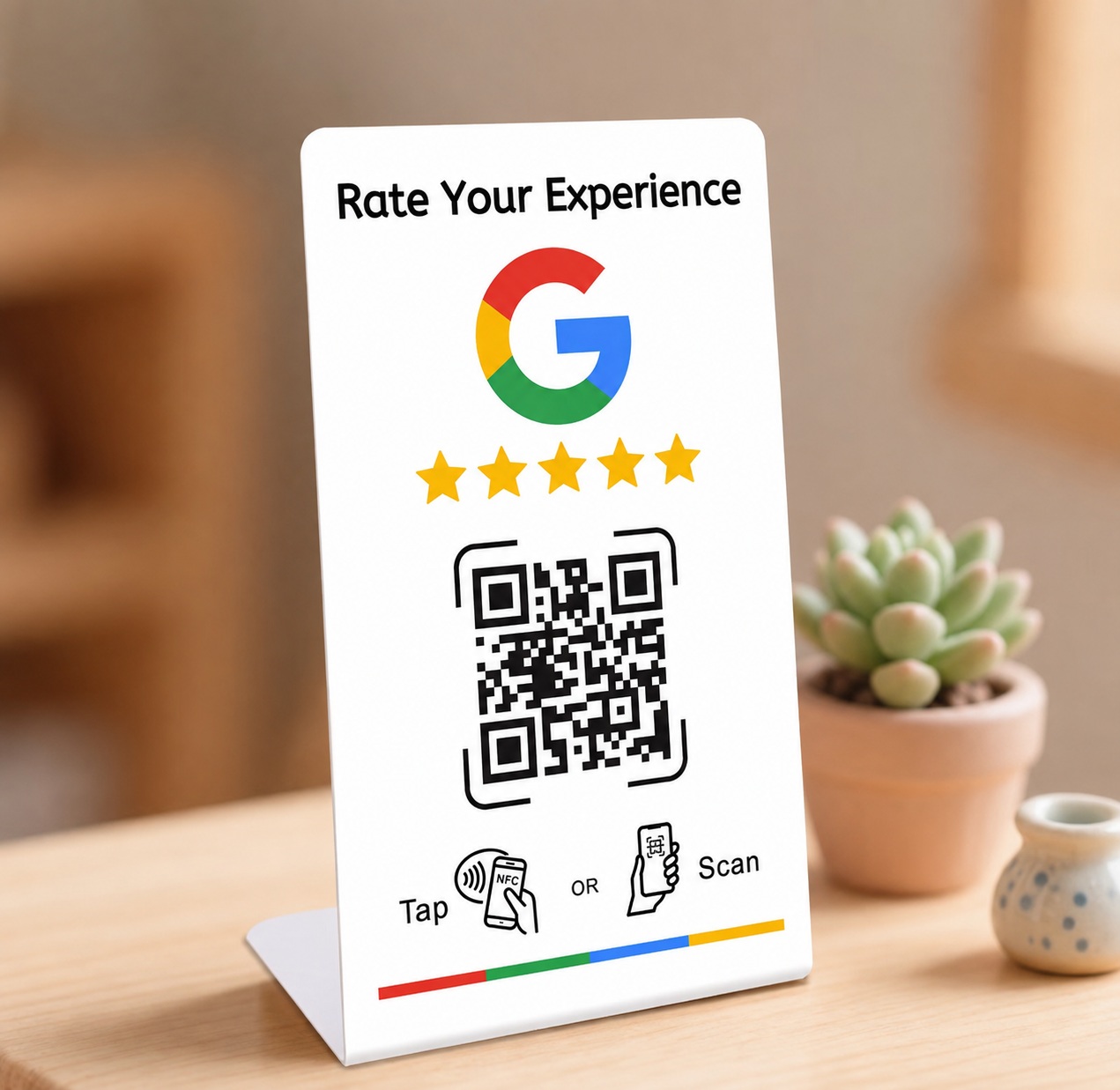 White small counter Review Funnel card